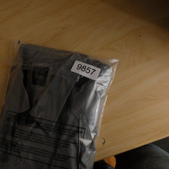 7 Diamonds Shirt Mens Extra Large Gray Button Up Casual Pockets Long Sleeve - Picture 12 of 12